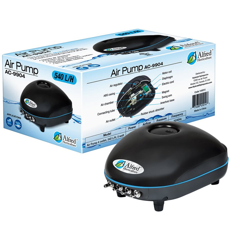 Alfred Air Pump 4 Outlet 540L/H