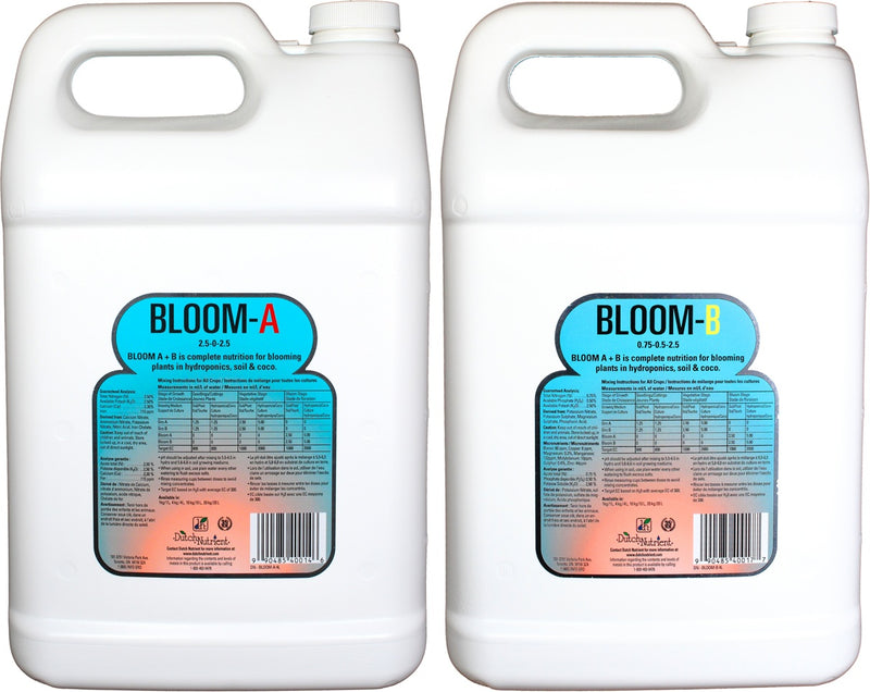 Dutch Nutrient Bloom - A (3-0-3) & Bloom - B (1-0.5-3)
