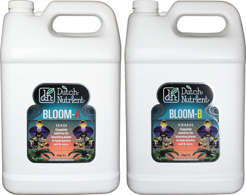 Dutch Nutrient Bloom - A (3-0-3) & Bloom - B (1-0.5-3)