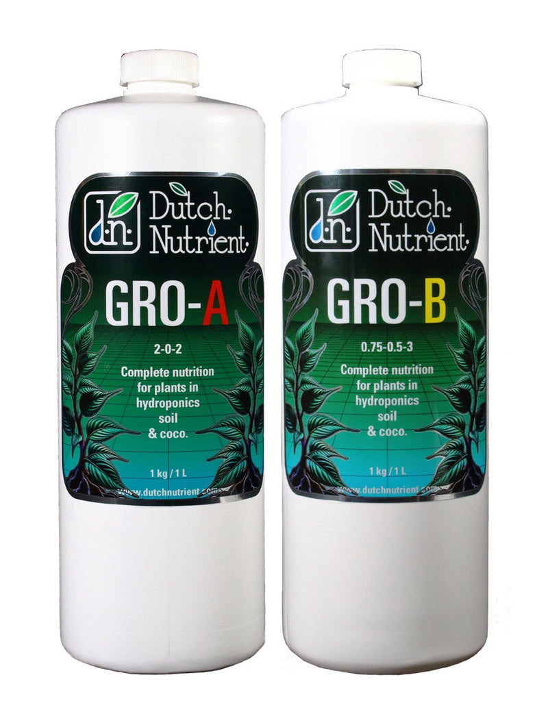Dutch Nutrient Gro-A (2-0-2) & Gro-B (0-1-3)