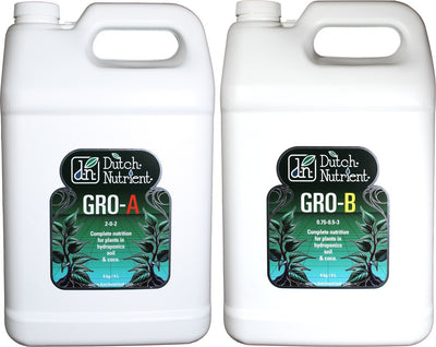 Dutch Nutrient Gro-A (2-0-2) & Gro-B (0-1-3)