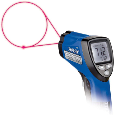 Vaughan Digital Temperature Gun Infrared Non-Contact Circle Laser Thermometer