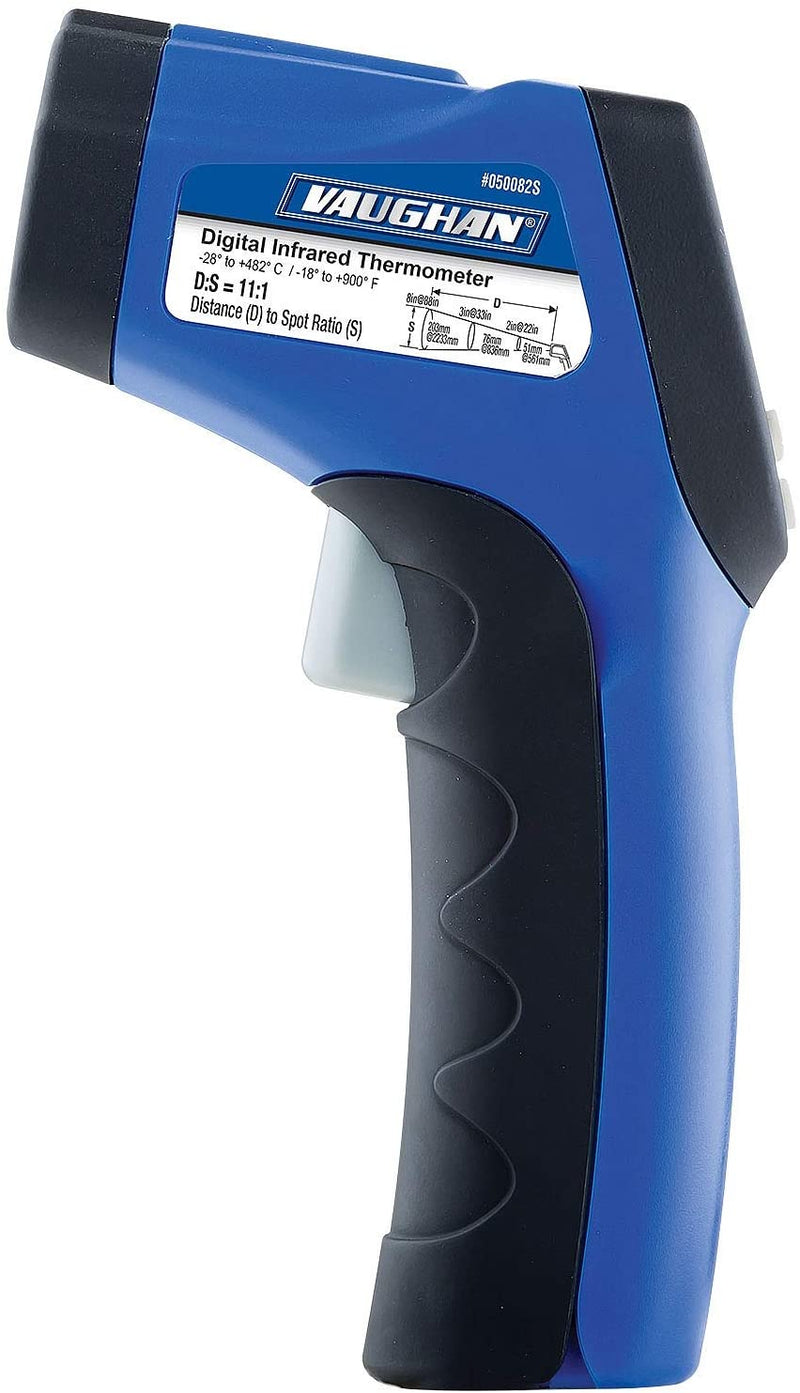 Vaughan Digital Temperature Gun Infrared Non-Contact Circle Laser Thermometer