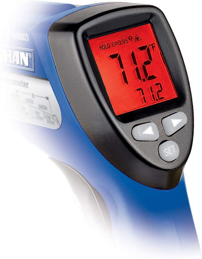 Vaughan Digital Temperature Gun Infrared Non-Contact Circle Laser Thermometer