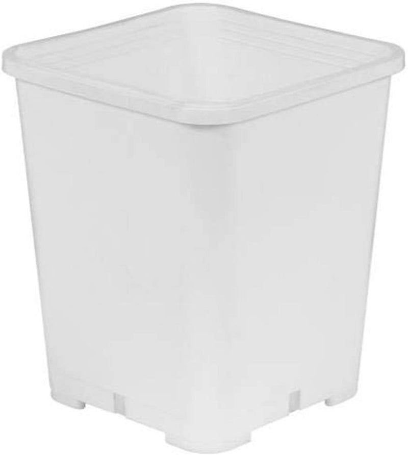 Gro Pro White Square Pot