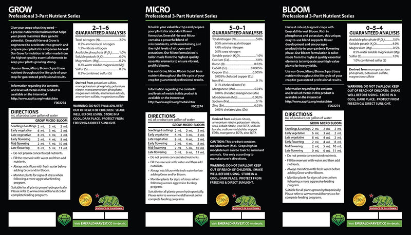 Emerald Harvest Start Kit