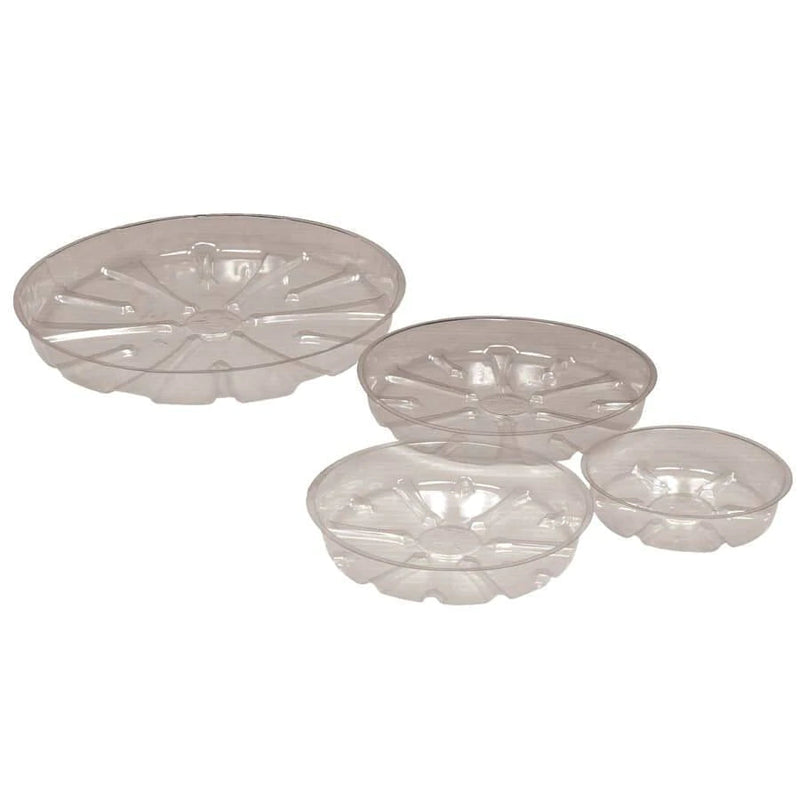 Saucer Clear Plastic 16"