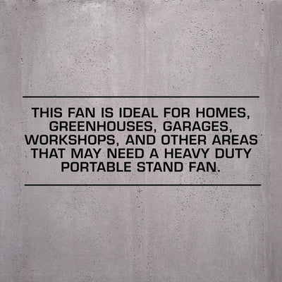 Hurricane METAL STAND FAN 20"