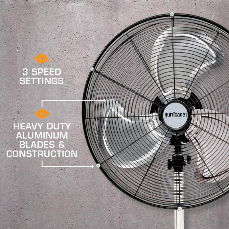 Hurricane METAL STAND FAN 20"