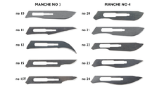 Almedic Magna Sterile Disposable Scalpels with Stainless Steel Blades (10/box)