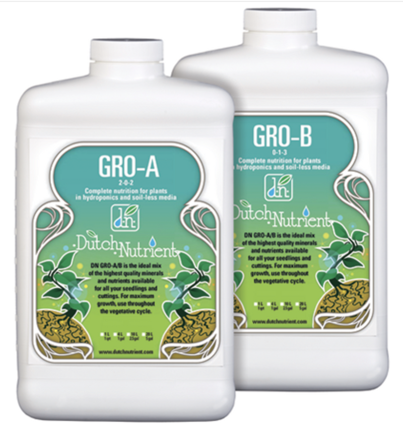 Dutch Nutrient Gro-A (2-0-2) & Gro-B (0-1-3)
