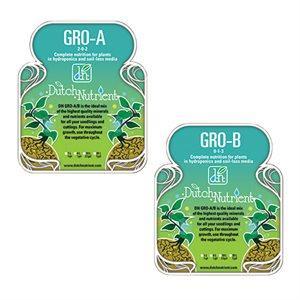 Dutch Nutrient Gro-A (2-0-2) & Gro-B (0-1-3)