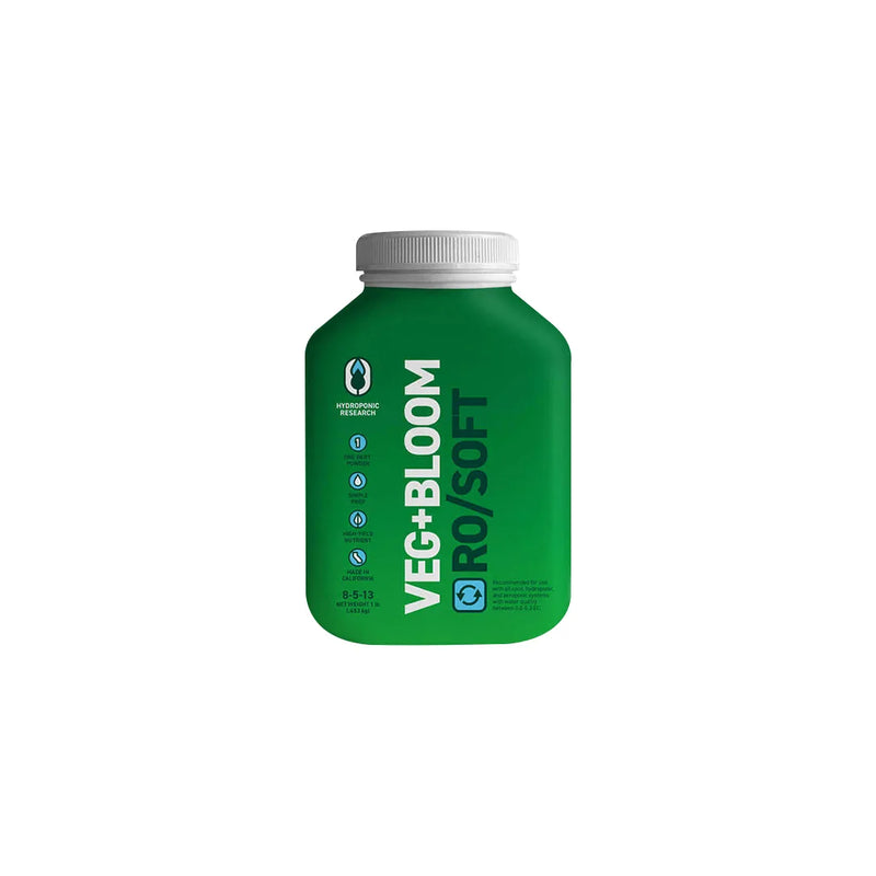 Hydroponic Research VEG+BLOOM One-Part Powder Nutrient