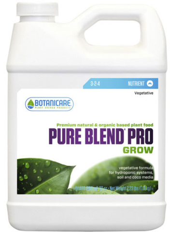 Botanicare Pure Blend Pro Grow 3-2-4